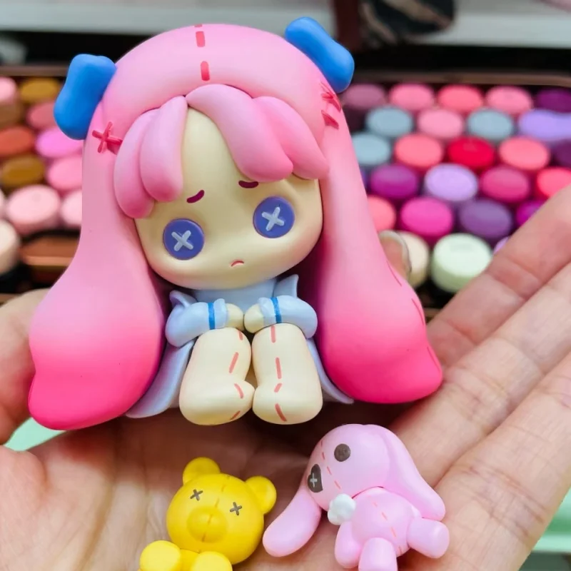 ليليث منتصف الليل حفلة الشاي سلسلة صندوق أعمى لطيف أنيمي عمل الشكل عيد ميلاد سطح المكتب زخرفة الهدايا Kawaii جمع نموذج اللعب #6