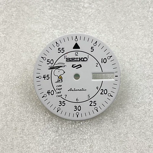 Imagen 2 del producto Esfera NH36 de 28,5mm, calendario dual, nuevo reloj mecánico luminoso verde C3 para Seiko mod