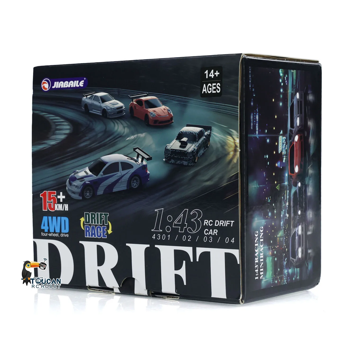 Mini voiture de dérive radiocommandée pour garçons, jouets de course, modèle à grande vitesse, cadeaux versiRC, 1/43g, 2.4