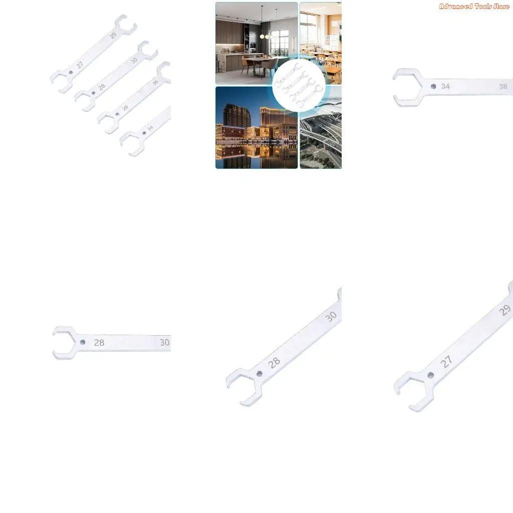 Convenient Double-Ended Wrench Tool for Floor Heating Ensures Tight Seal Reduces Air Leakage 34-38mm/28-35mm/28-30mm W91B
