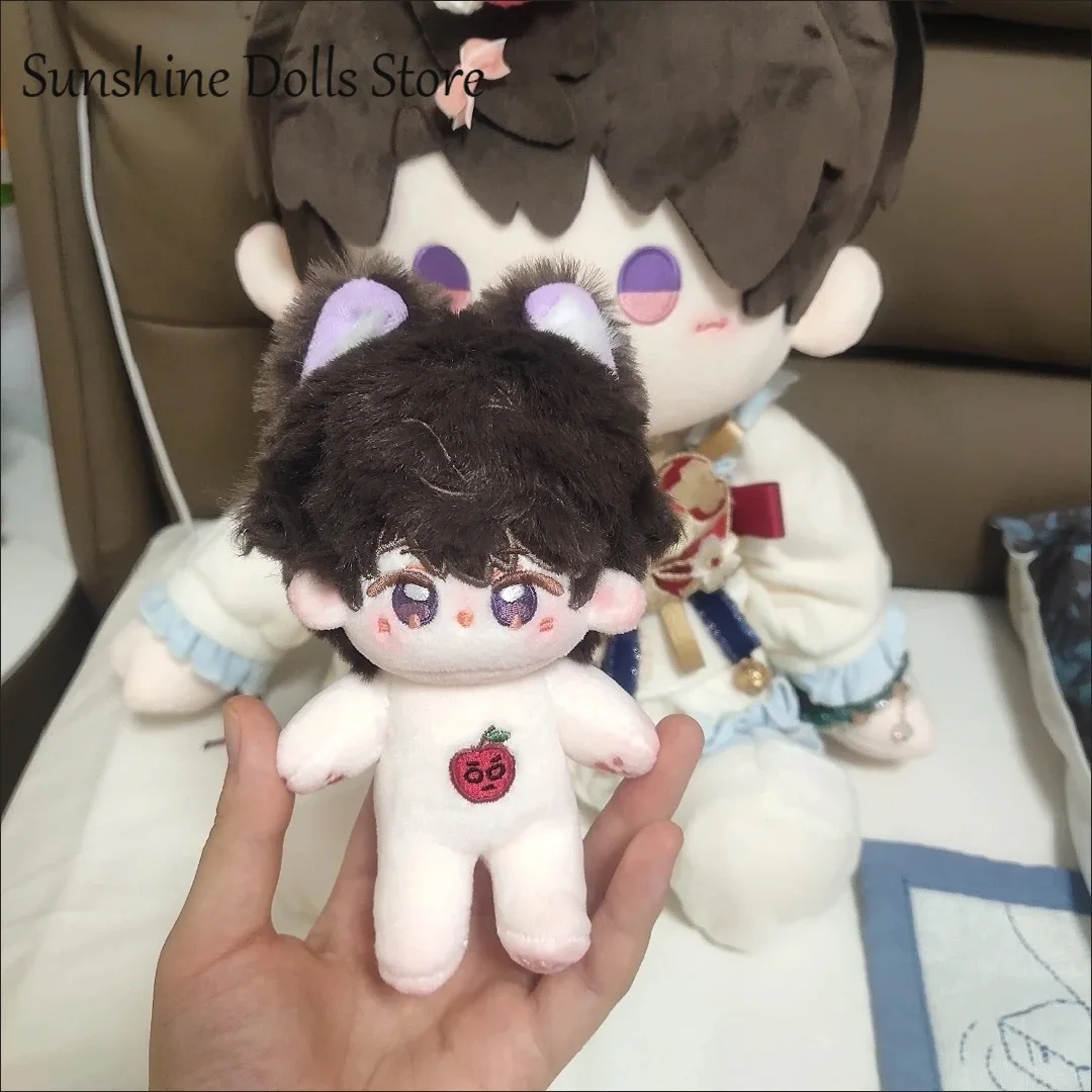 

10 см игра Love and Deepspace Caleb аниме плюшевая кукла мягкая одежда для тела Kawaii скелет с ушками животных плюшевые игрушки на Рождество