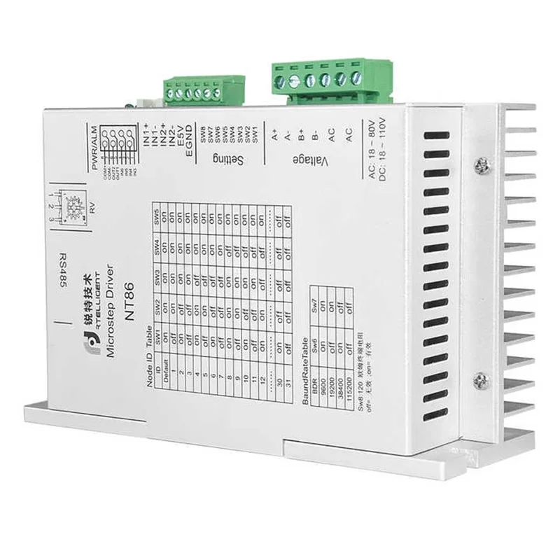 2-фазный цифровой шаговый двигатель Nema 34 NT86 18-80 в RS485 сеть ModBus управление для открытого цикла и закрытого цикла