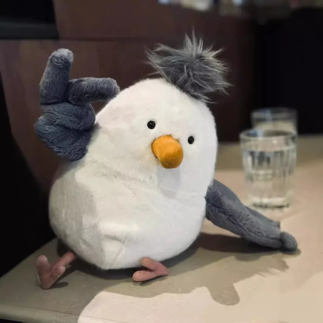 Chipper Seagull Doll Soft Plush Toy Baby Cute Gift Girls Children Holiday Gift Doll Stuffed Toy