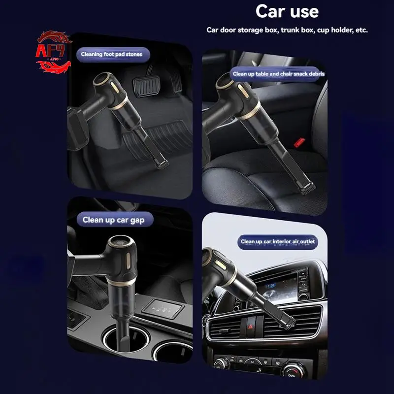 

AF90-Автомобильный бытовой пылесос Мощный пылесос Портативный беспроводной пылесос 21000PA Бытовой мини-фен для волос