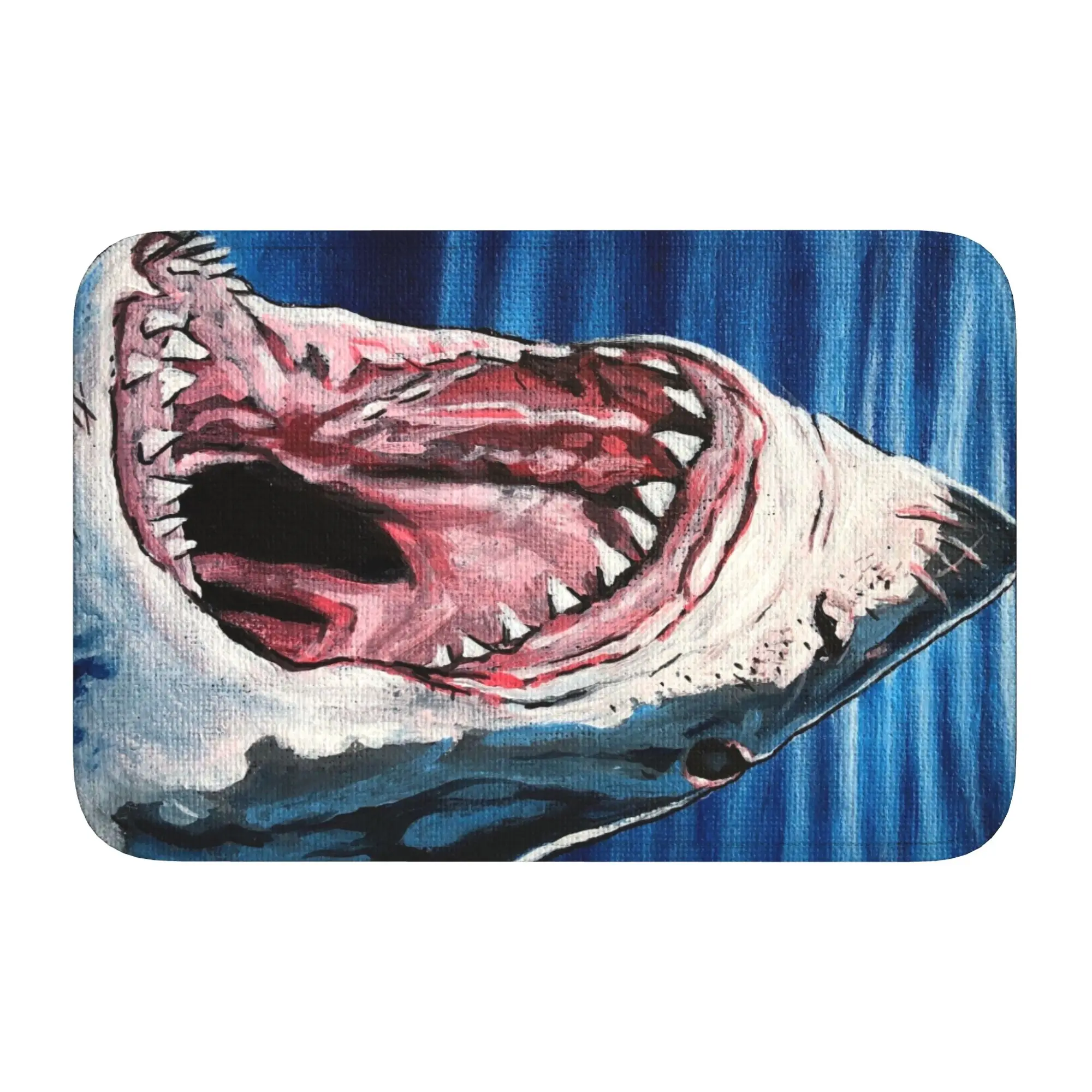 3D Illusion Fish Shark Front Door Mat Anti-Slip Indoor Welcome Waterproof  Doormat Floor Bathroom Entrance Rug Carpet Footpad