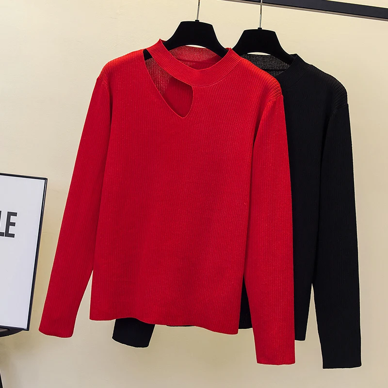 

New Hollow Out loose Harajuku oversized sweater women 2022 autumn Winter hot sale fashionable sexy comfortable top women