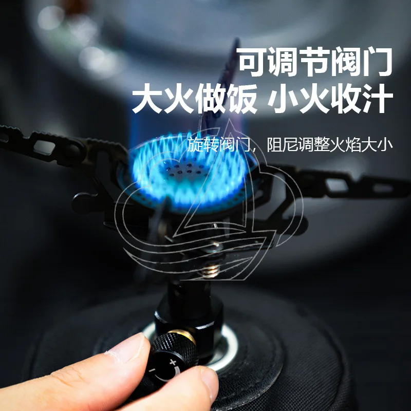 Stainless Steel Mini Coffee Stove Foldable Portable Cooker for Outdoor Camping Mountaineering Tea Making