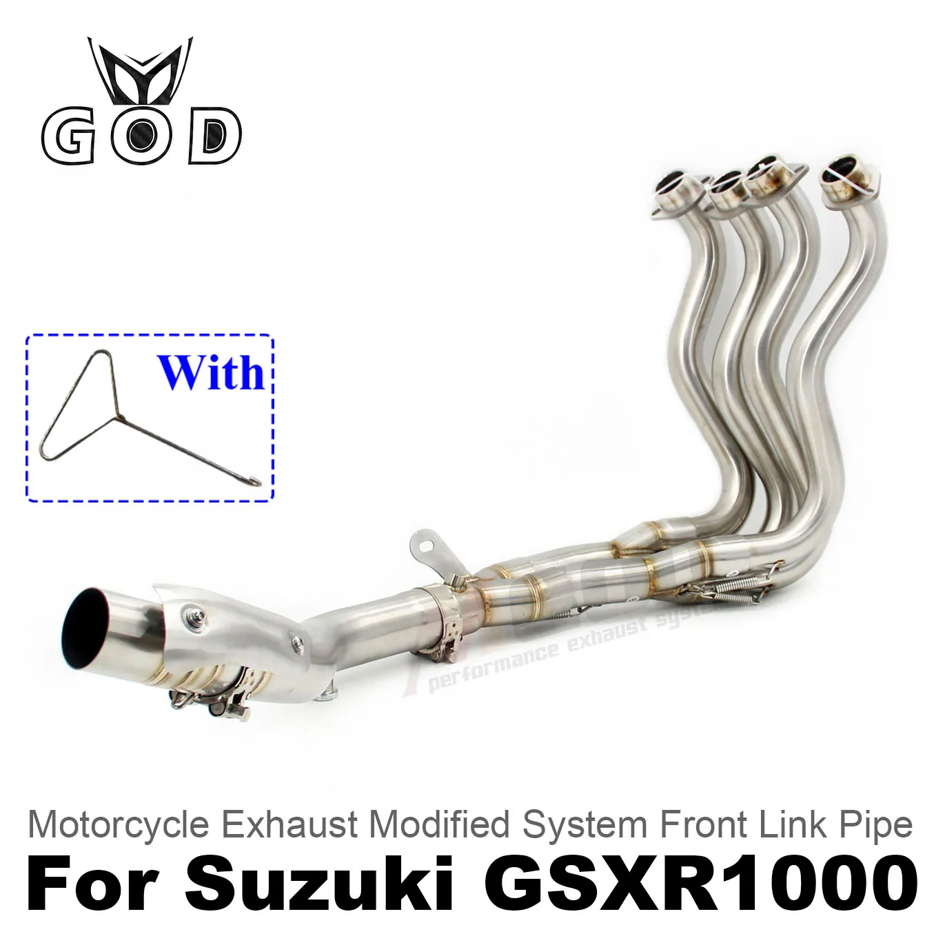 Slip-On For Suzuki Gsxr1000 1000 Gsxr 2009-2016 Motorcycle Exhaust Full System Moto Muffler Escape Front Link Pipe Bike Racing