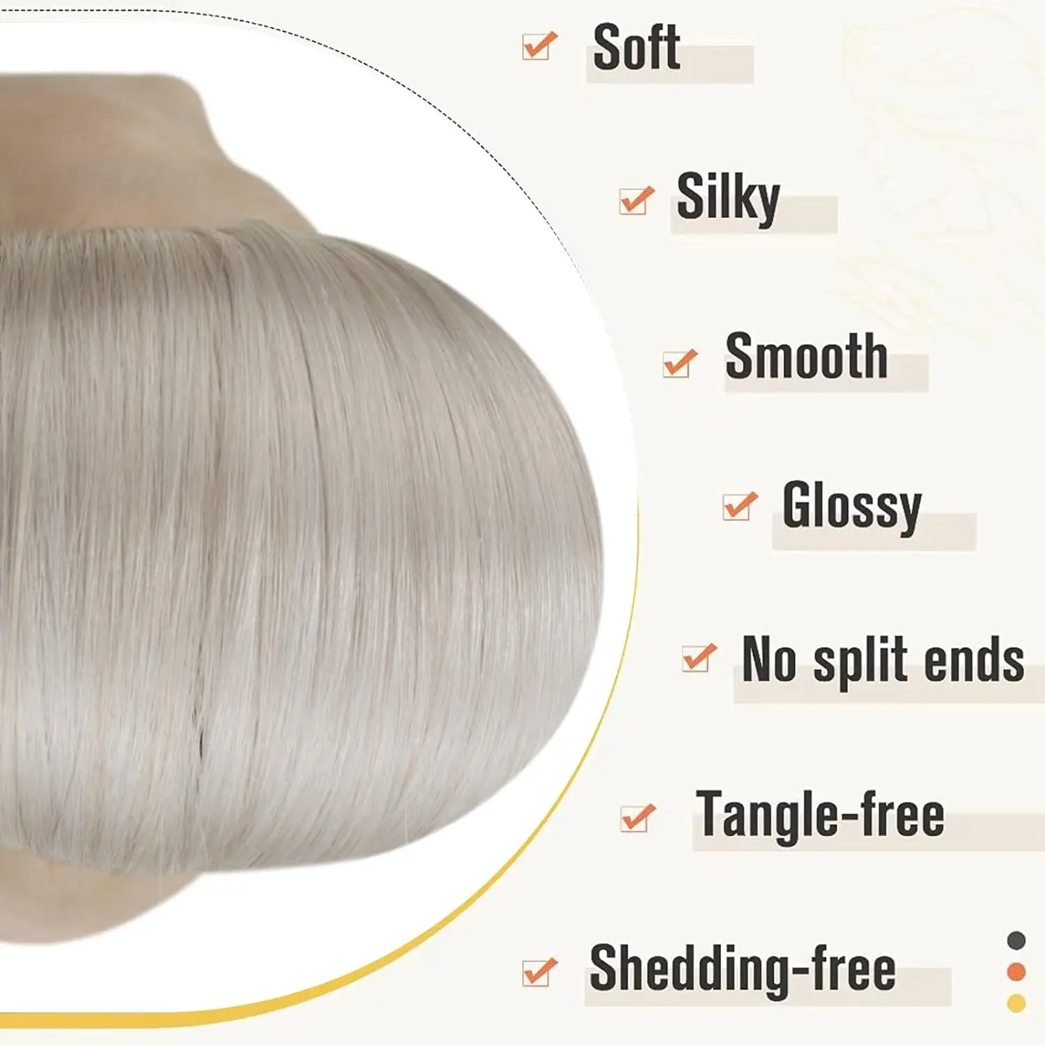 Nano Bead Hair Extensions Human Hair Cold Fusion Nano Tip Hair Nano Link Extensions 50G/50S Nano Loop Hair Pre Bonded