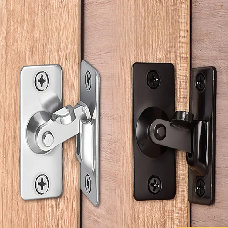 90 Degree Door Lock Flip Latch,304 Stainless Steel Door Lock Bolt Latches,Safety Doors Buckles,Rigth Angle Locking Door Hasp