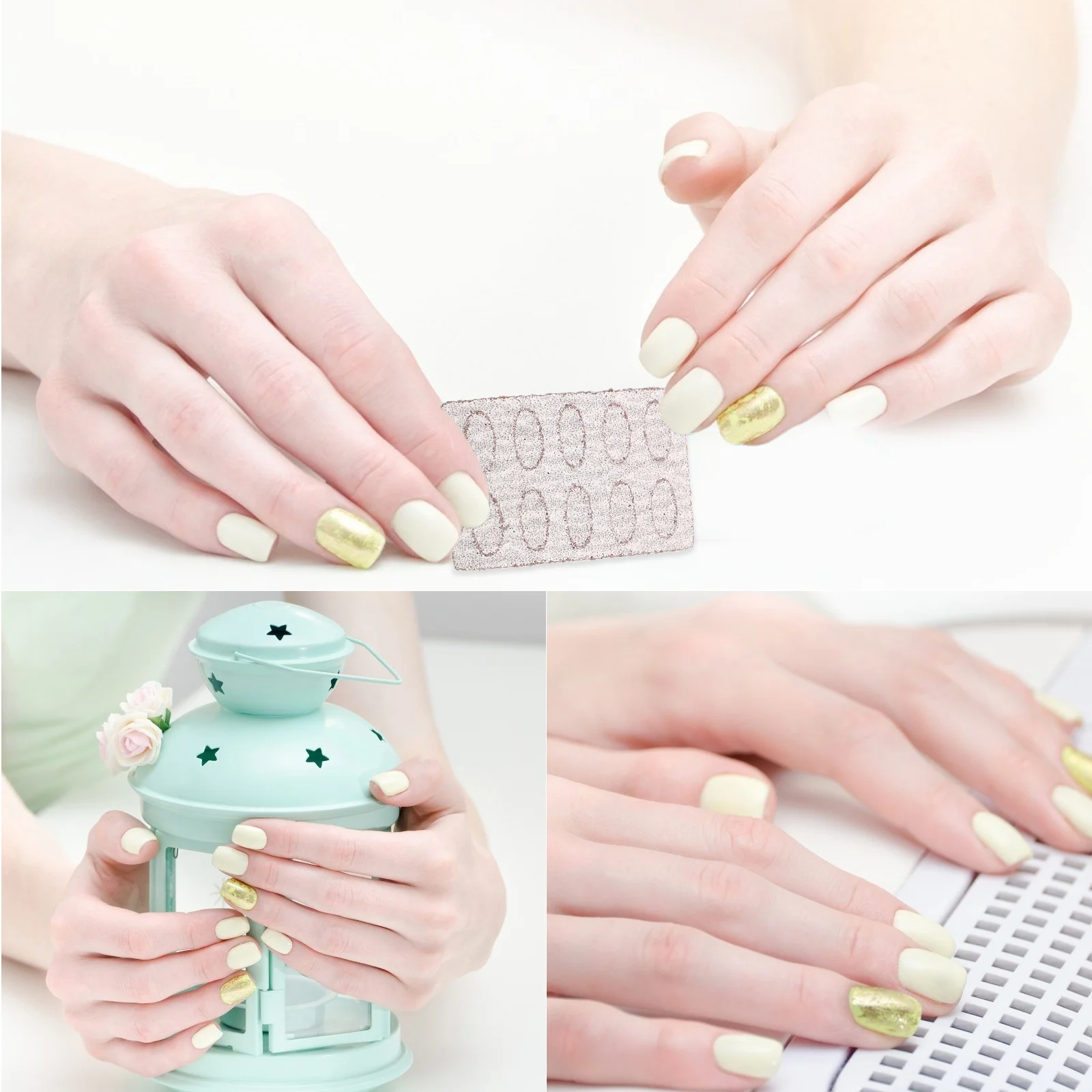 25Pcs Sanding Pads Nail Care Prep Cuticle Remover Pre-Polishing Sandpaper Sheets Manicure Treatment Sand Nails