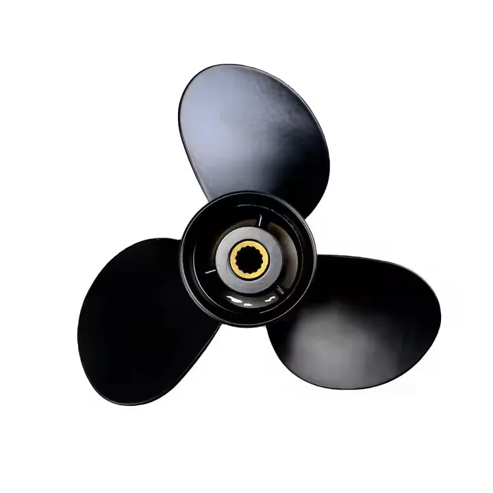 Hélice marine 48-897750A11 pour Tohatsu Mercury 9.9 15 20 CV 9.25 * 9 en alliage d'aluminium, hélice à 14 dents avec clé de glissement, accessoires hors-bord