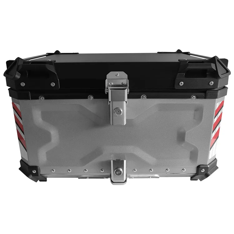 high quality motorcycle accessories trunk tail box luggage alloy top box motorcycle aluminum side case tail box