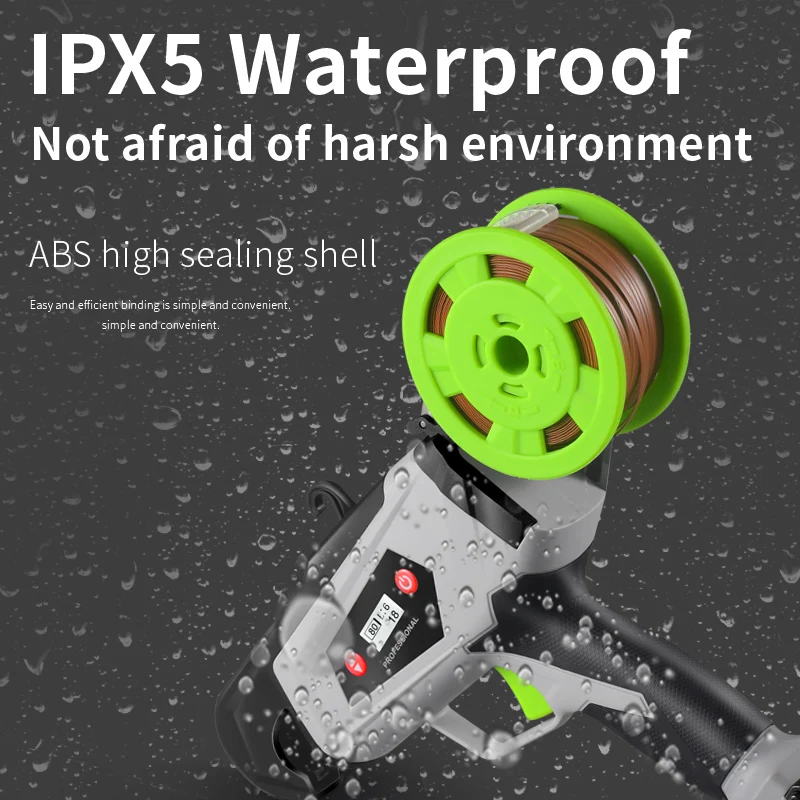 2025 배터리 구동 전기 타이너 휴대용 식물 트위스트 타이 기계 채소 묶는 기계 전기 포도 묶는 기계