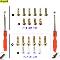 Cltgxdd-Jeu d'outils de tournevis pour GBA, GBC, GB Campaign, console de jeu, croix en Y, boîtier à vis à trois ailes, couleur, 1 jeu