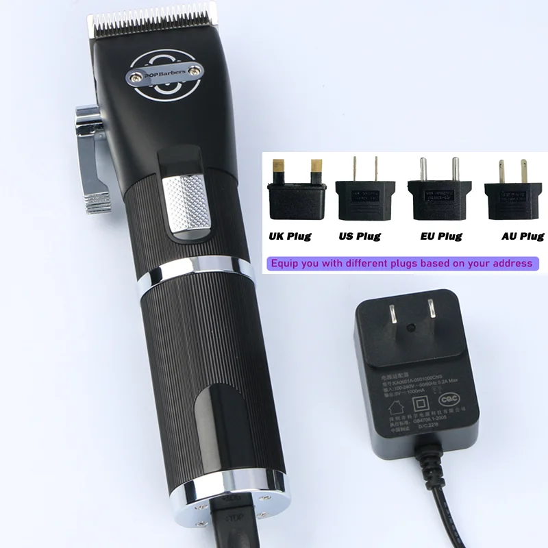 POP Barbers Gold P800 Professional Hair Clipper Black P800F Gradient Push Clipper Hair Stylist Hair Salon Exclusive Hair Clipper
