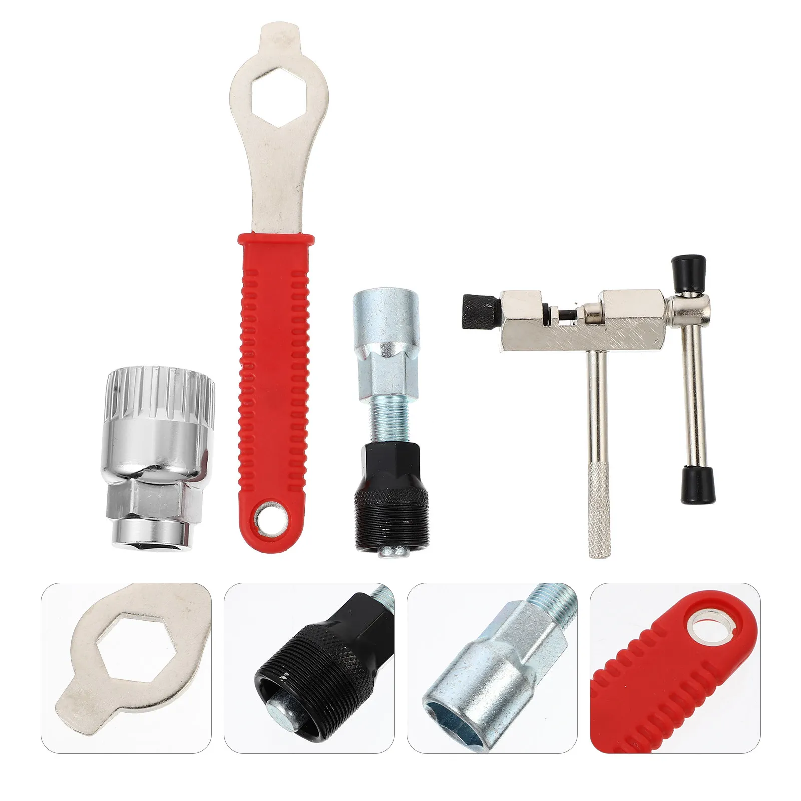 

4pcs Crank Puller Bottom Bracket Remover For 20T Splined Crankset Puller Crank Extractor Bicycle Repair Tool Cycling
