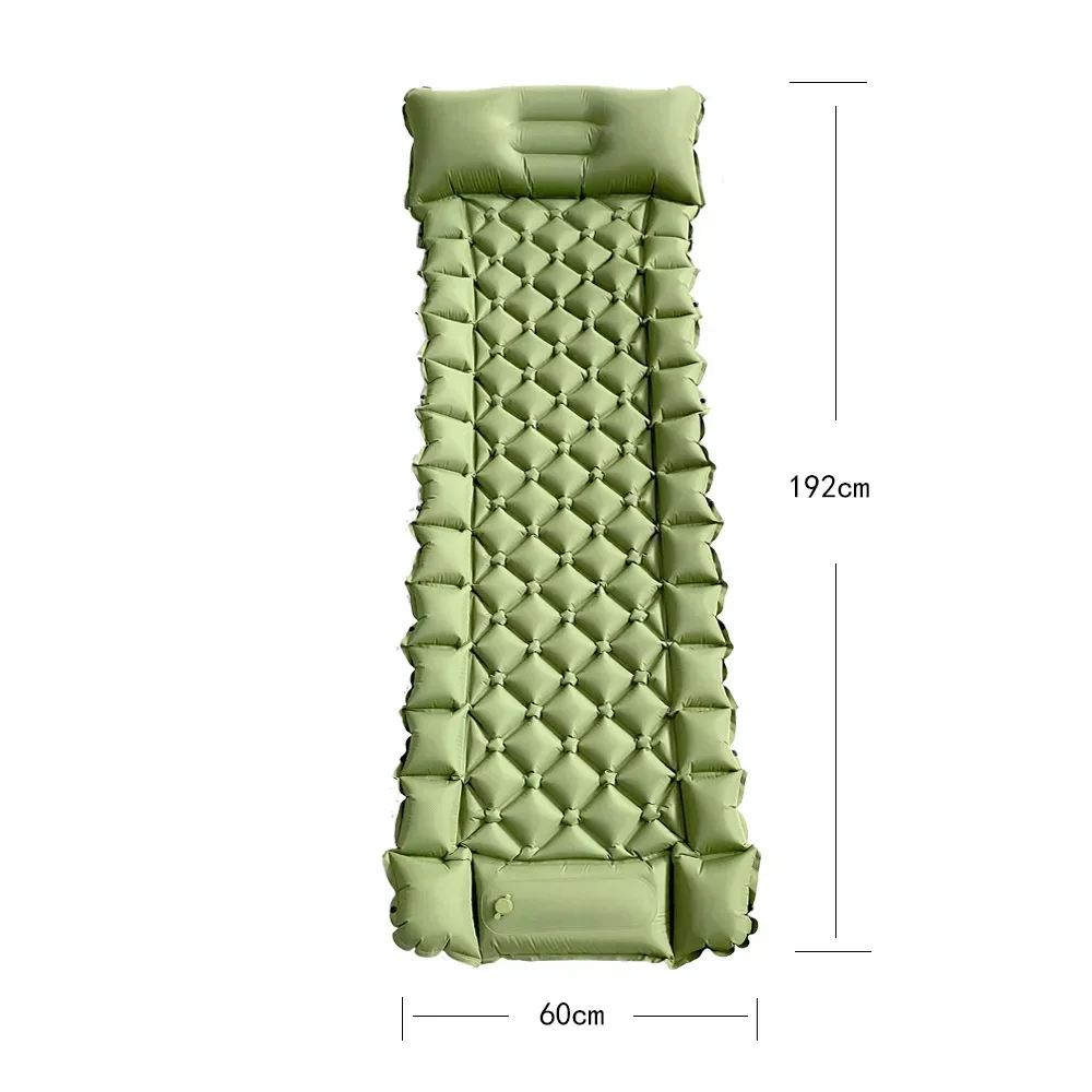 Inflatable Mattress Portable Picnic Camping Inflatable Mattress TPU Outdoor Products Single Moisture-proof Inflatable Mattress