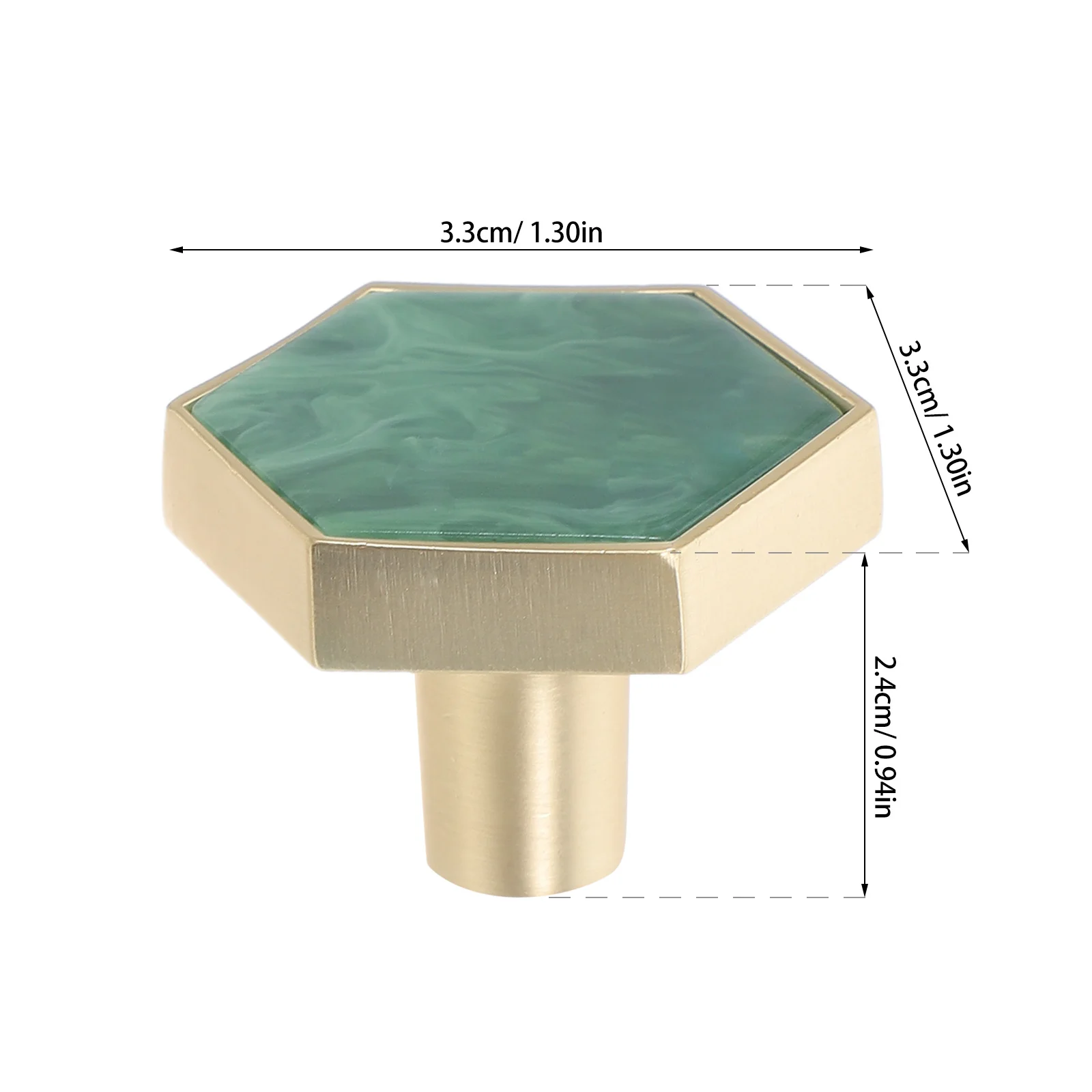 4 قطعة مقابض الأبواب النحاسية مسدس سبيكة ثقب واحد خزانة حديثة تسحب للأدراج خزانة الأجهزة الزخرفية مقابض الأثاث