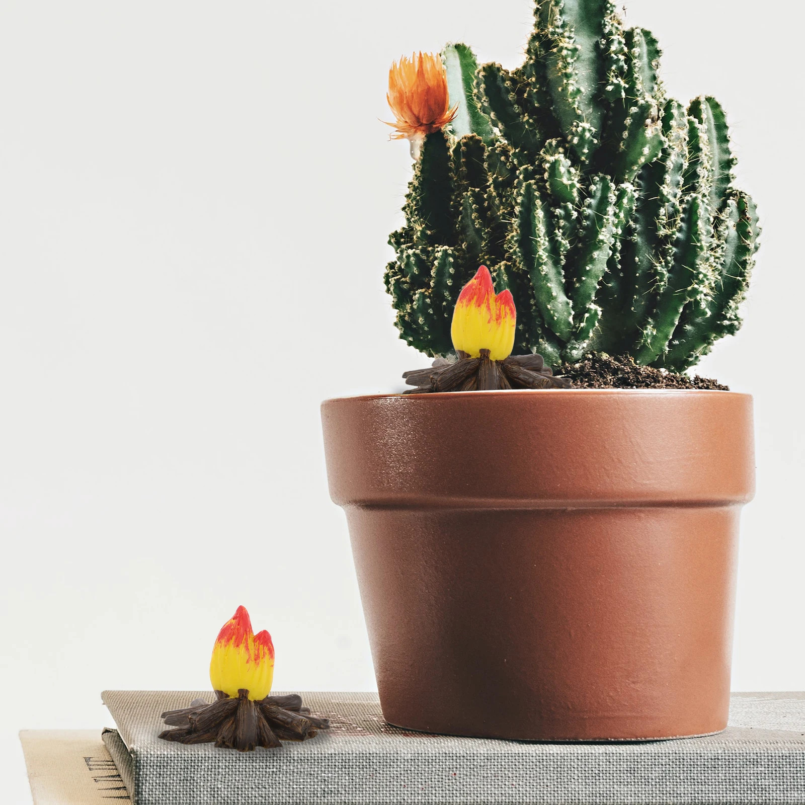 

Fire Decoration Ornaments Fireplace Camp Themed Party Decorations Campfire Centerpiece Flame