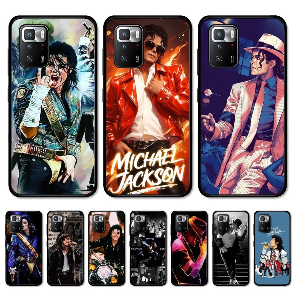 

King Of Pop-Michael J-Jackson Phone Case For Redmi Note 4 X 5 A 6 7 8 T 9 9S 10 11 11S 11Epro Poco M3 Pro