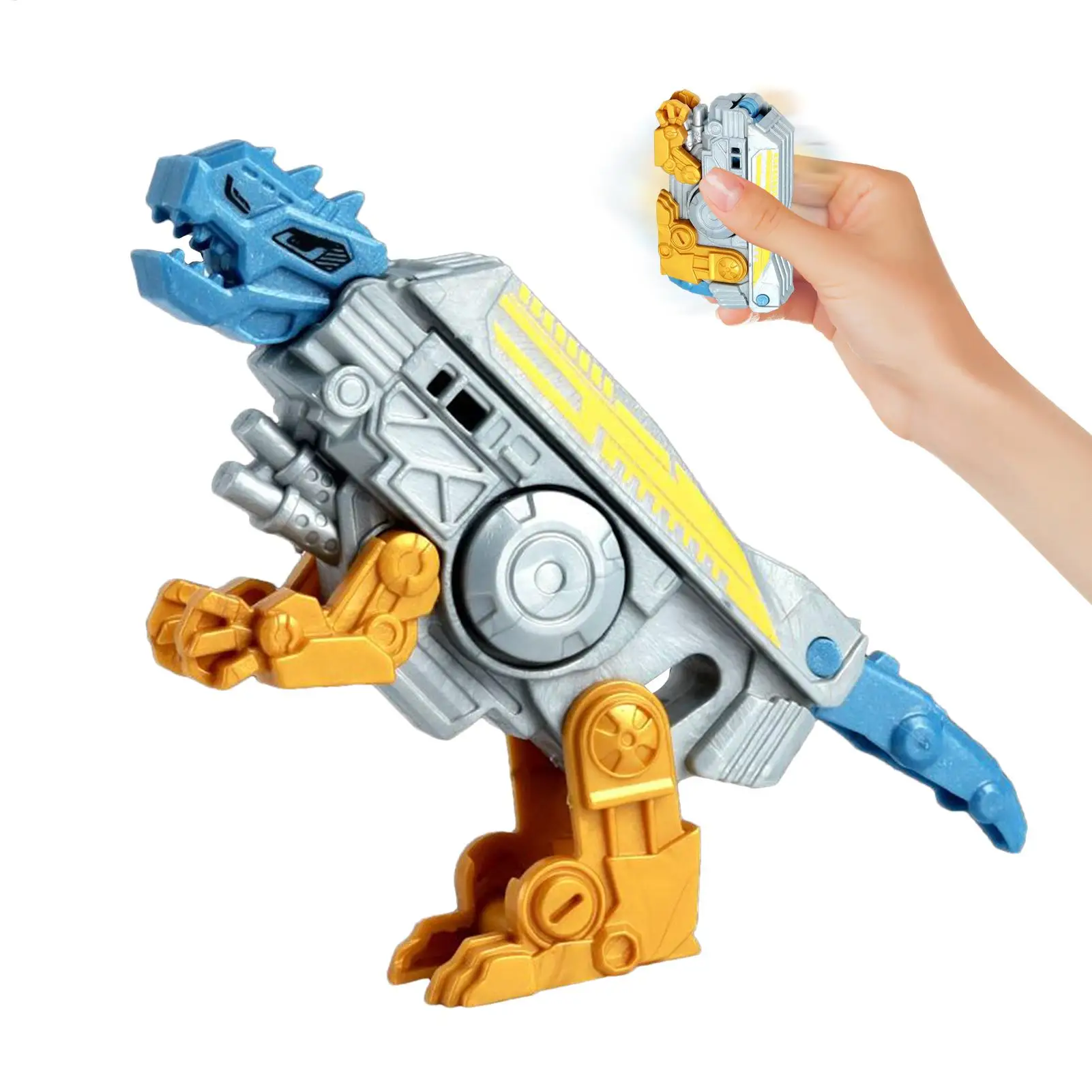 Transforming Toys Transformable Dinosaur Fingertip Fidget Toys Sensory Games for Role-Play Toddler Kids Daily Travel Classroom