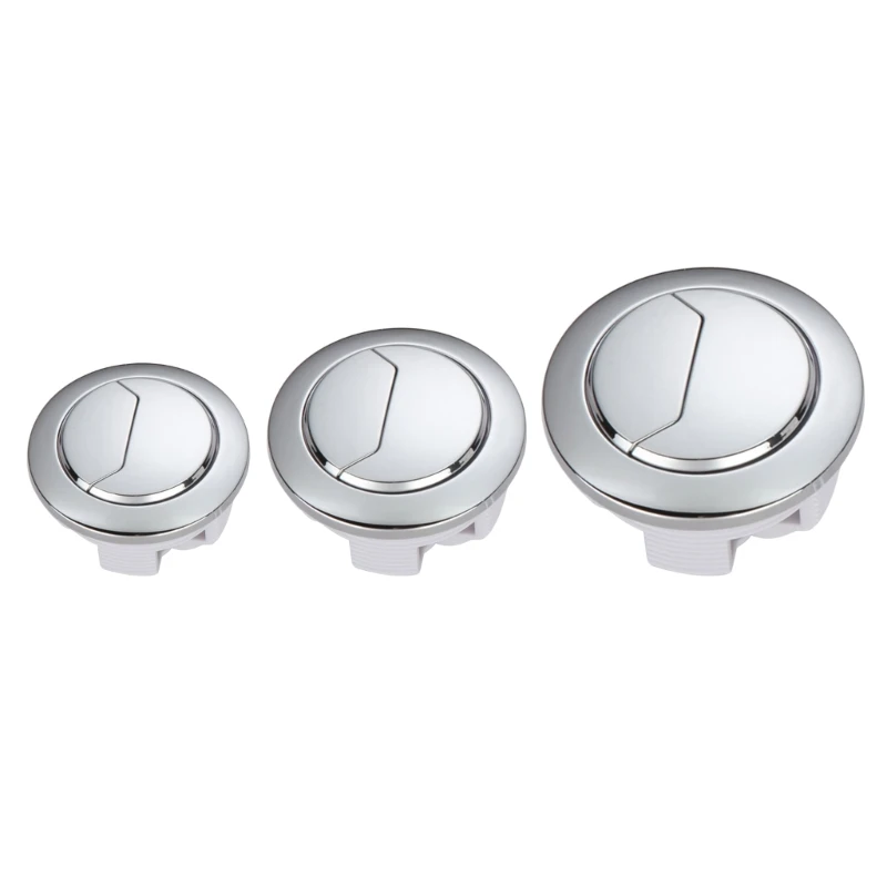 Round Toilet  Flush Button Adjustable Toilet Water  Button Double Push Flushing Button Toilet Accessories