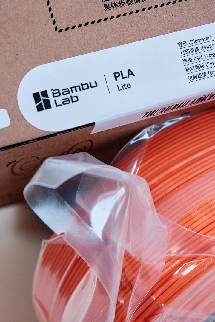 Bulk Supply Original Bamboo Lab PLA Lite Refill 1.75mm 3D Printer Filament, Matte Finish, RFID Smart Recognition, RoHS Certified
