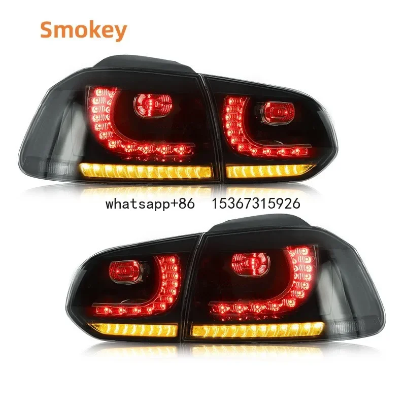 MRD LED Tail Light for VW Golf 6 MK6 2008-2013 Taillight LED Rear Tail Lamp Stop Light Back Light