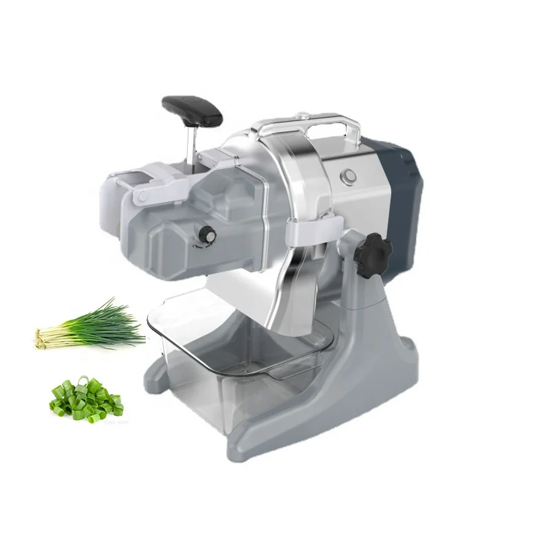 Commercial automatic onion chopping device for slicing into florets, ginger and chili strips, suitable for restaurants