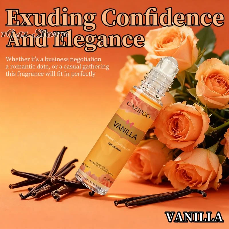 （NEW）Long Lasting Roll On Fragrance Oil for Women Floral Scented Body Oil Portable Perfume for Office Party Date