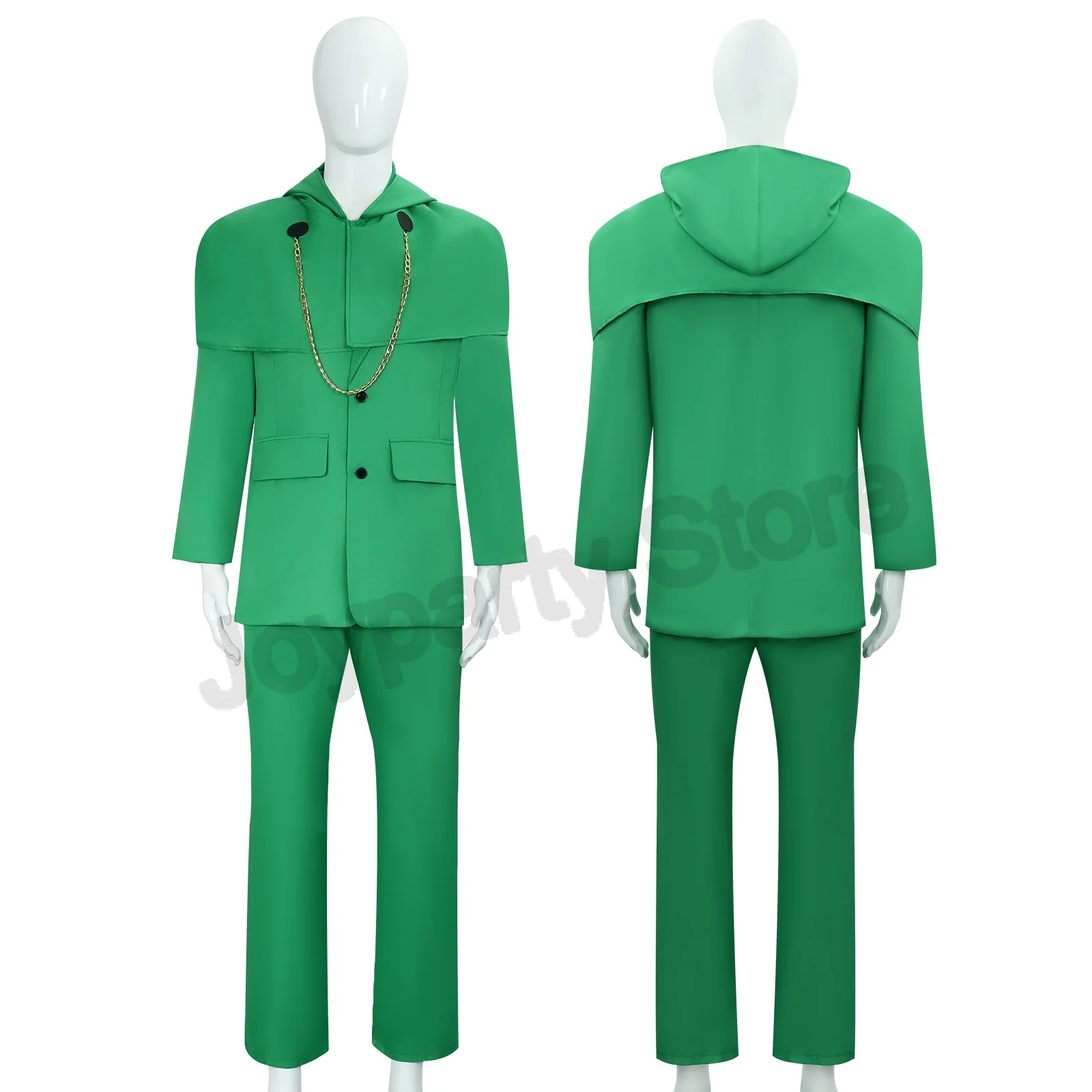 Dr. Victor Doctor Von Downy Subdue 성인 녹색 유니폼 세트 영화 닥터 Doom 코스프레 의상 마스크 할로윈 파티 복장