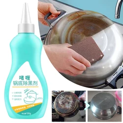 150ml Pots Bottom Gel Cleaner An Bottom Pot Bottom Stains Burnt-On Remover Cleaner For Most Oven Stovetop Kitchen Cleaner