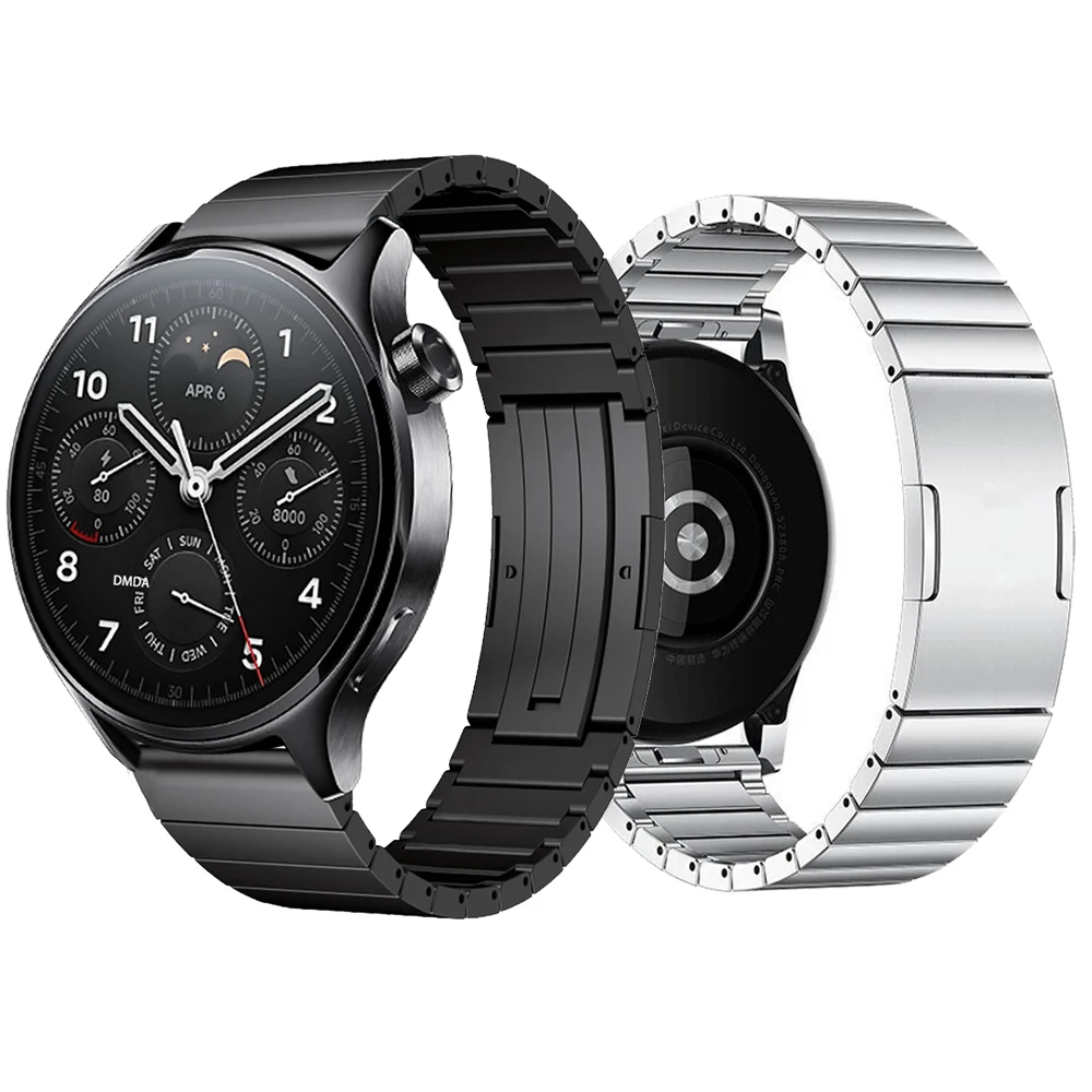 

Titanium Metal Strap For Xiaomi Watch S1 Pro/Active Watch Band For Mi Watch Global Version/Watch Color 2 Watchband Bracelet Belt