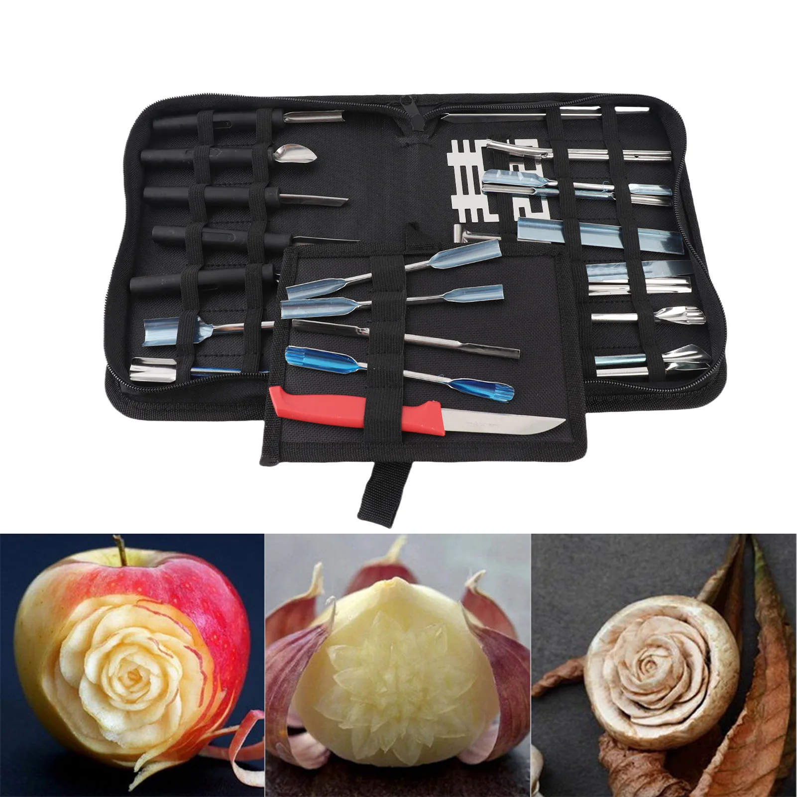Chef Kit Carving Tools Knife Kit 1 Set Carving Tools Kit Portable Vegetable Fruit Food Chisel Kitchen Cutting Products