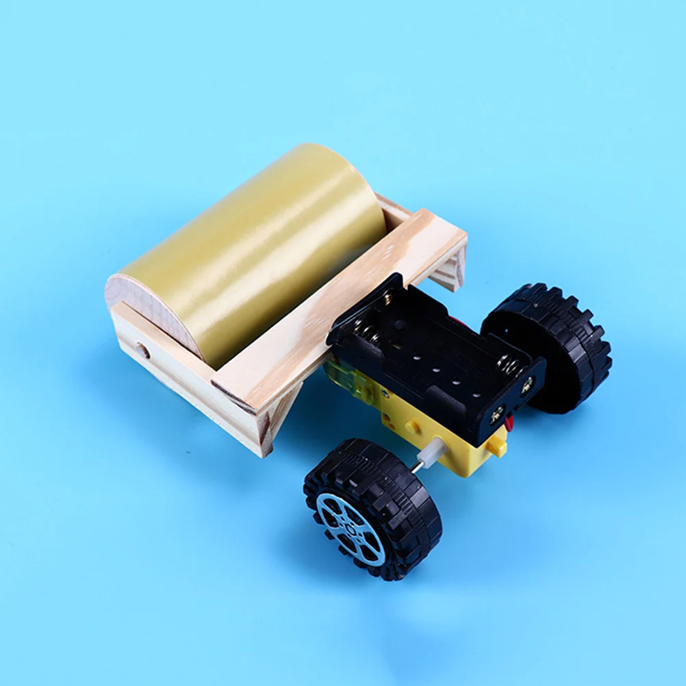 

DIY H made Roller Assembly Toy Creative Intelligence Model Technology Experiment Teaching Wooden Car Physics Science Educational