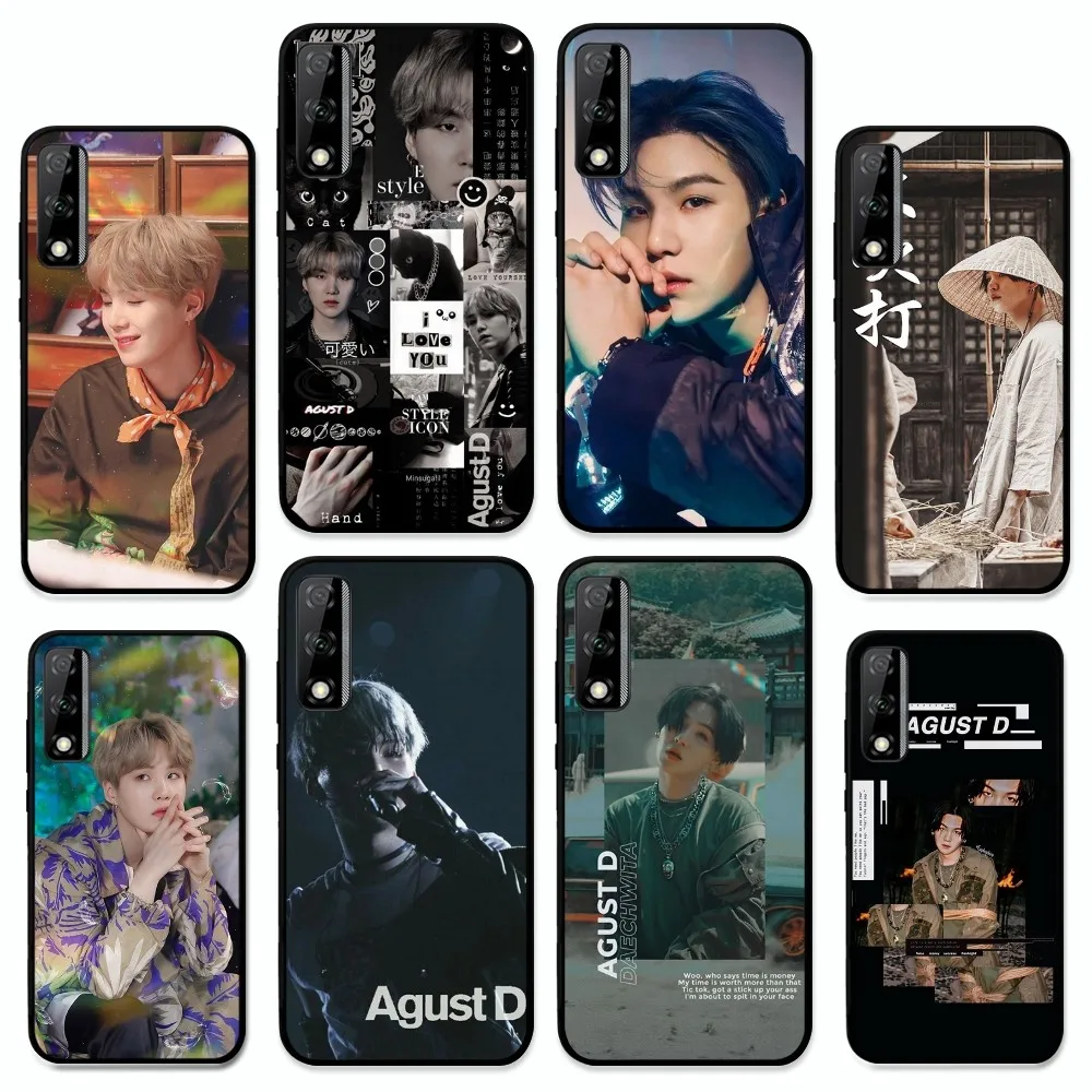 Agust D Suga Phone Case For Huawei Y9 6 7 5 Prime Enjoy 7s 7 8 plus 7a 9e 9plus 8E Lite Psmart Shell