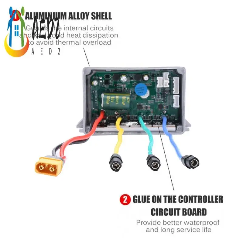 

AED2-контроллер для Ninebot MAX G30, самокат, электрический скутер, скейтборд, плата управления, комплект в сборе, детали печатной платы