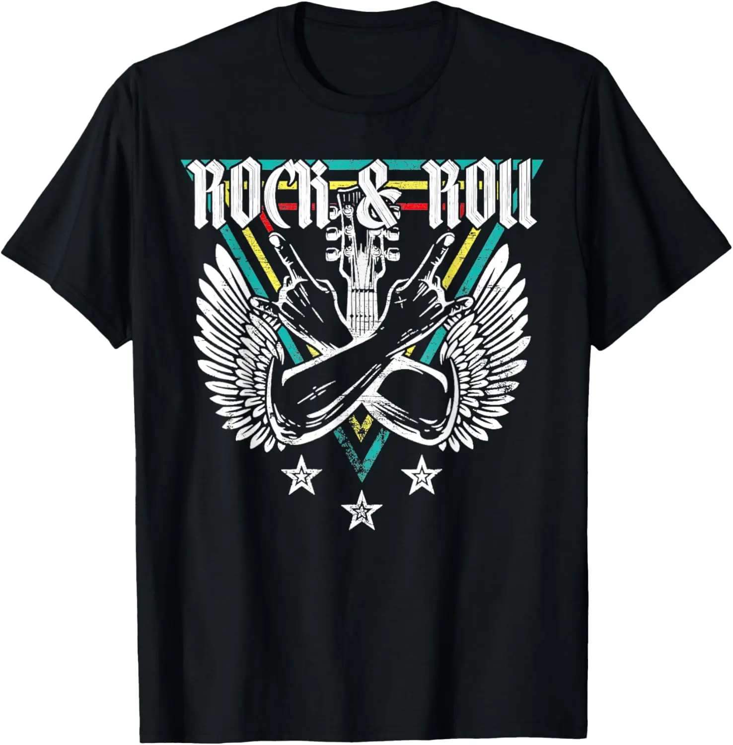 

Latest models for men and women - Guitar Tee Rock & Roll Guitar Wings Music 2 T-Shirt