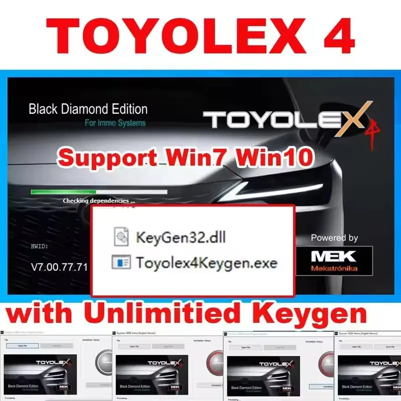 

6 IN 1 ECU Software WinOLS 4.7 XDecoder 10.3 ECUsafe 2.0 TOYOLEX 4 DaVinci 1.0.28 IMMO SERVICE ​TOOL V1.2 Car Repair Software