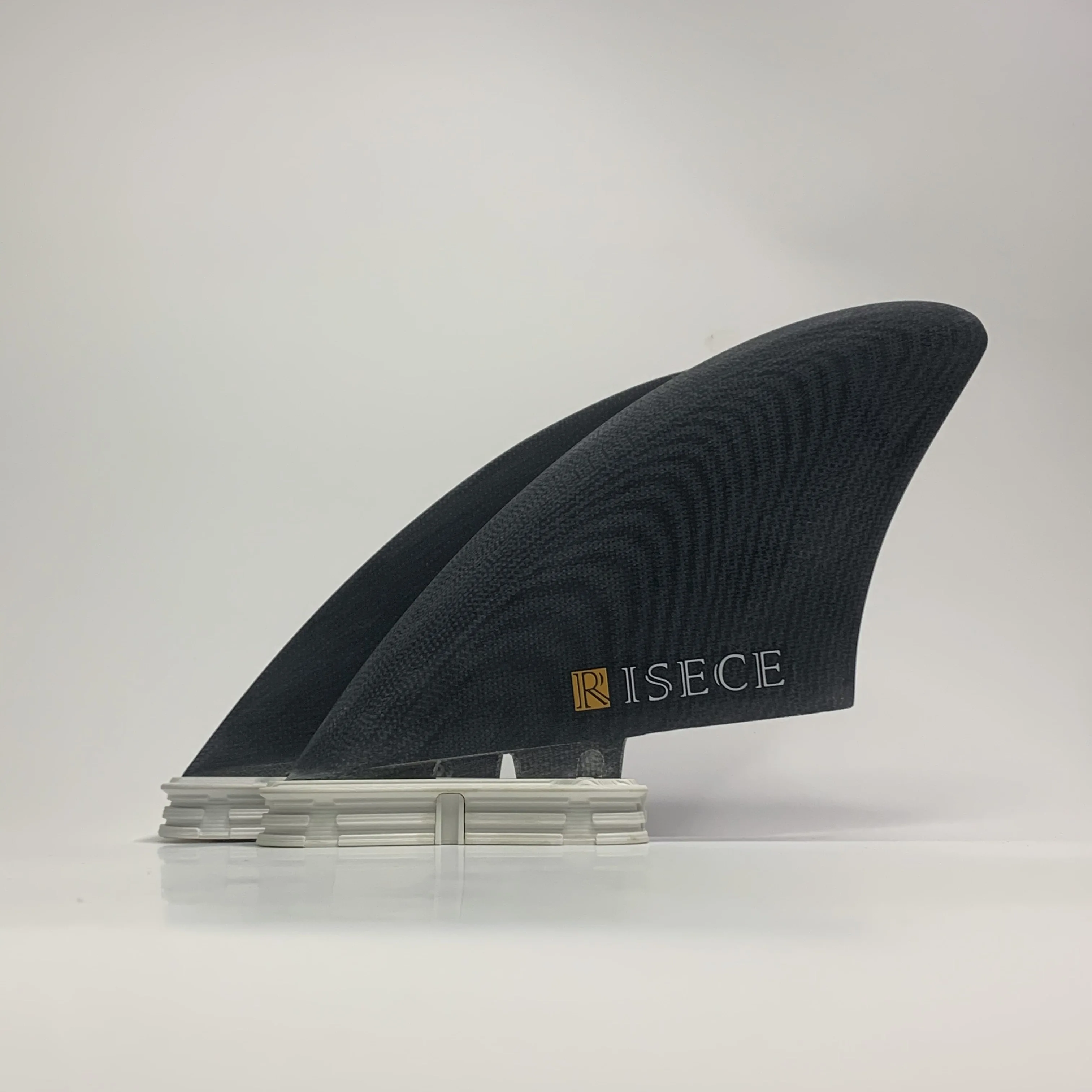 RISECE FCS 2 Keel Fins Surfboard Quilhas Twin Fins Single Tab Fiberglass Keel Twin Fin Performance Glass Twin Fin Set 2PCS