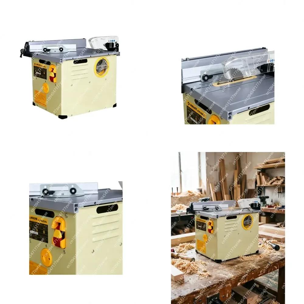 Practical Multifunctional Table Saw Mini Size, Wood Flooring Cutter Machine Household Woodworking Processing