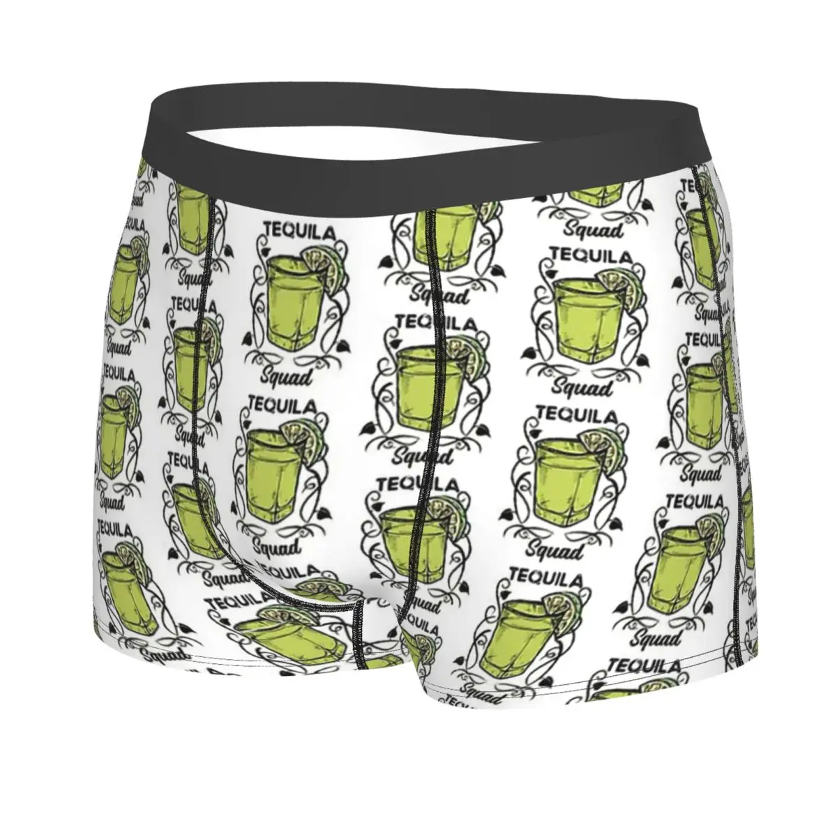 Tequila Squad - Partying Gift Men Boxer Briefs Bacardi Highly Breathable Underwear Top Quality Print Shorts Birthday Gifts