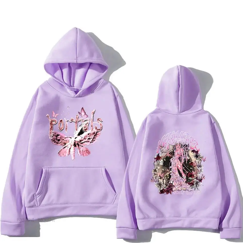 Melanie Martinez Double Sided Print Hoodies For Women Popular Graphic Sweatshirts Soft Loose Casual Pullovers  Classic Simple