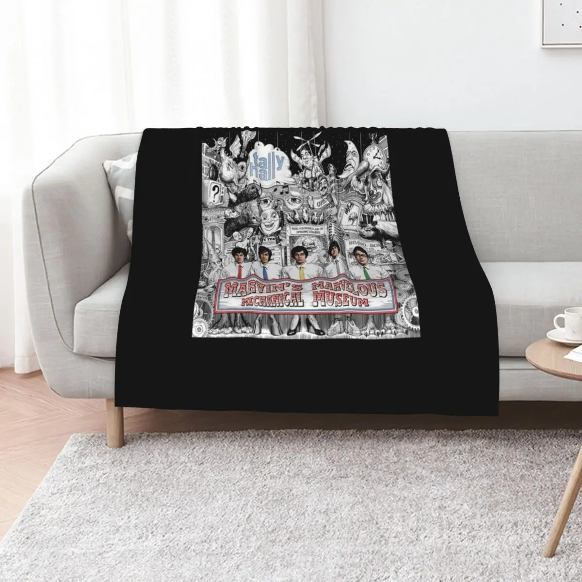 

tally hall Marvin's Marvelous Throw Blanket Tourist Winter beds funny gift for winter Blankets