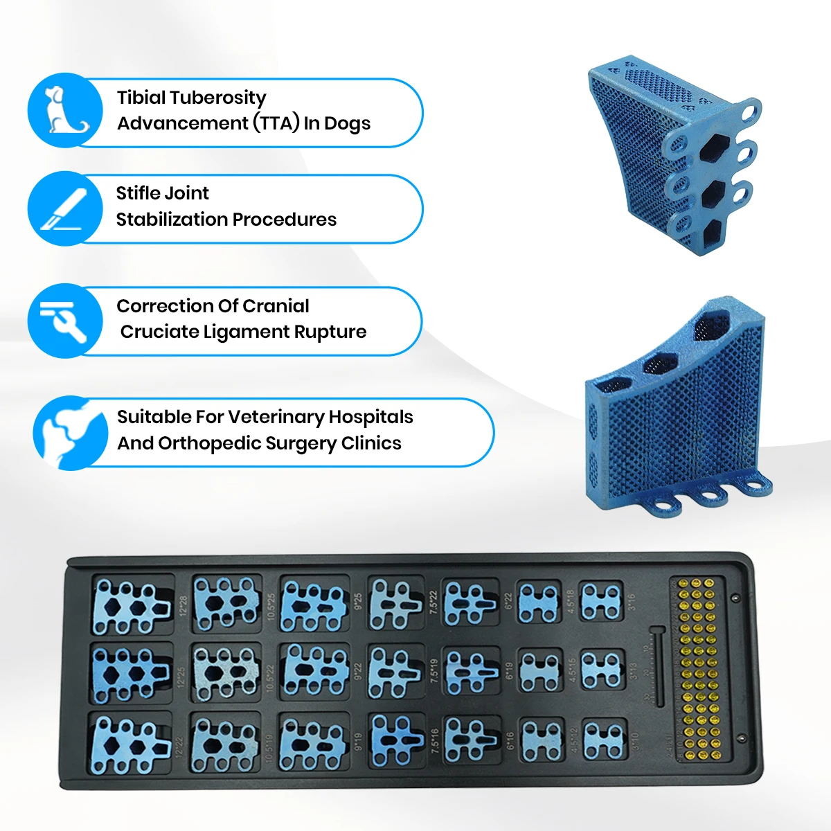 XC MEDICO 工場価格 3Dプリント製 獣医用TTAキ - 3D Printing Orthopedics のレビューと価格