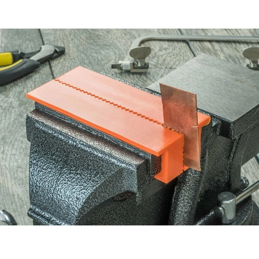 2pcs 6 Inch Magnetic Soft Pad Anti slip Jaw PVC Protective Strip Equipment Protection Device For Metal Vise Bench Machine Tools