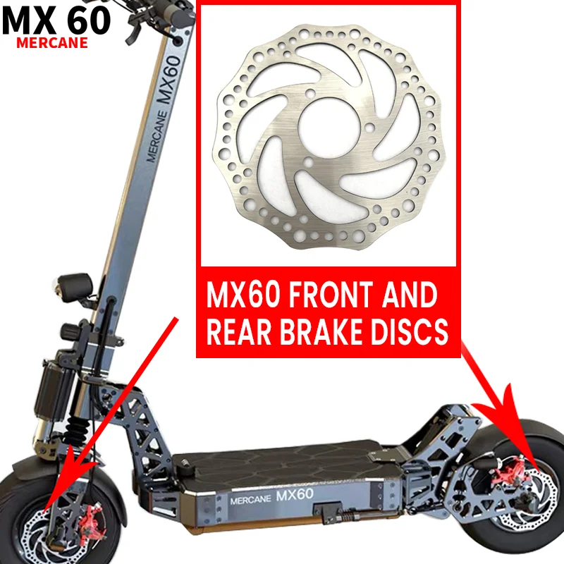 MX60 Front and Rear Brake Disc for Mercane Electric Scooter