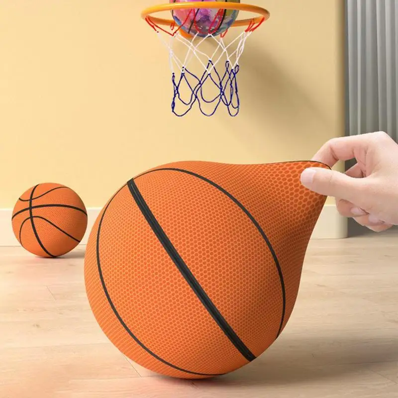 Soundless Basketball Dribbling Indoor Soundless Dribbling Training Ball Safe Soundless Dribbling Basketball for Birthday Easter
