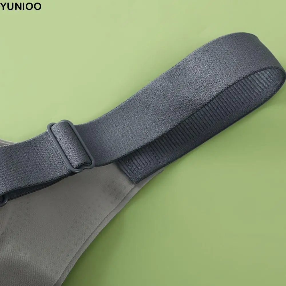 

Patchwork Wireless Deep V Bra Shockproof Anti-sagging Brassiere for Women Lingerie Gathered Breasts Push Up Underwear Yoga